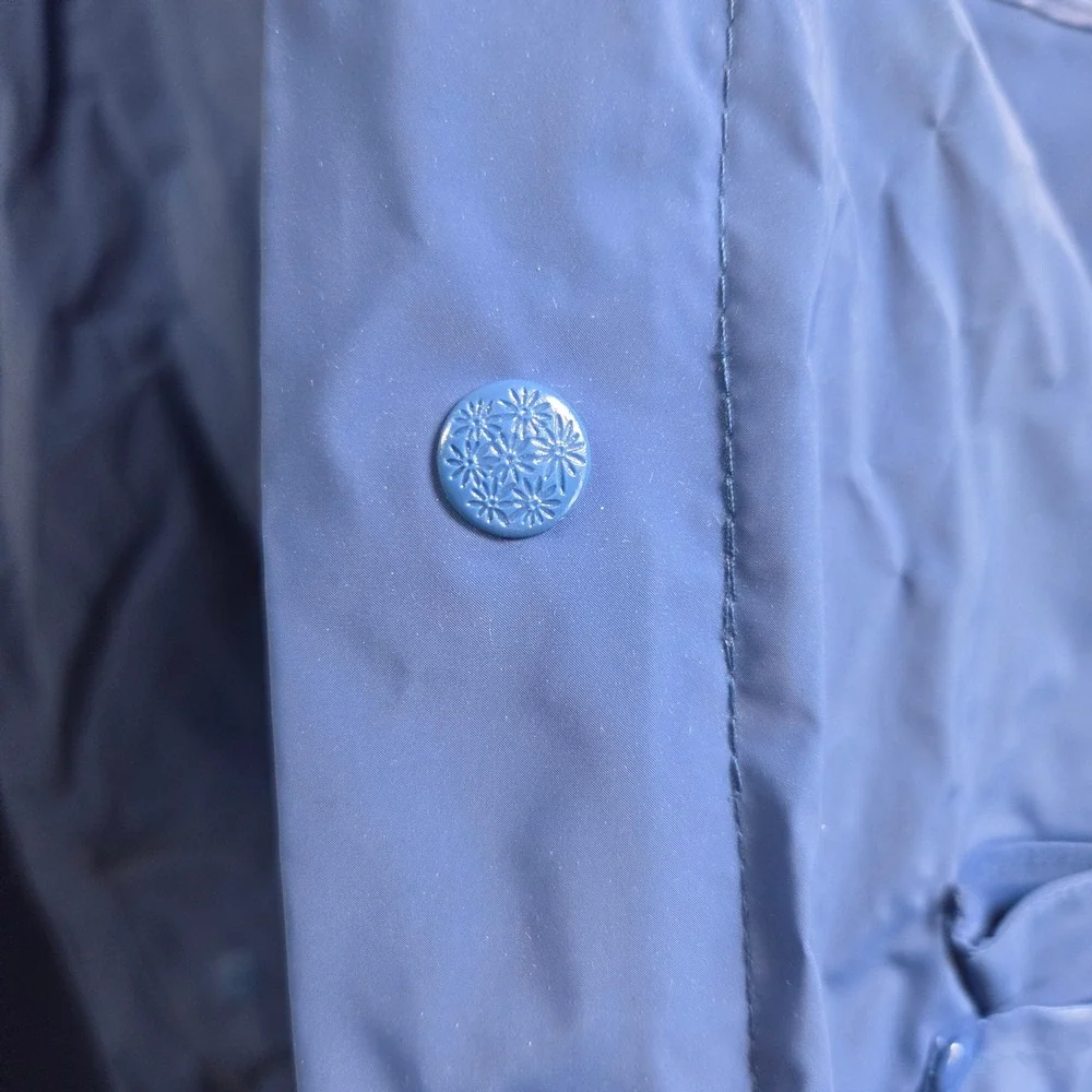 Red‎ Head Rain Jacket Blue Medium Vintage Hooded Waterproof Bass Pro Shops Mens